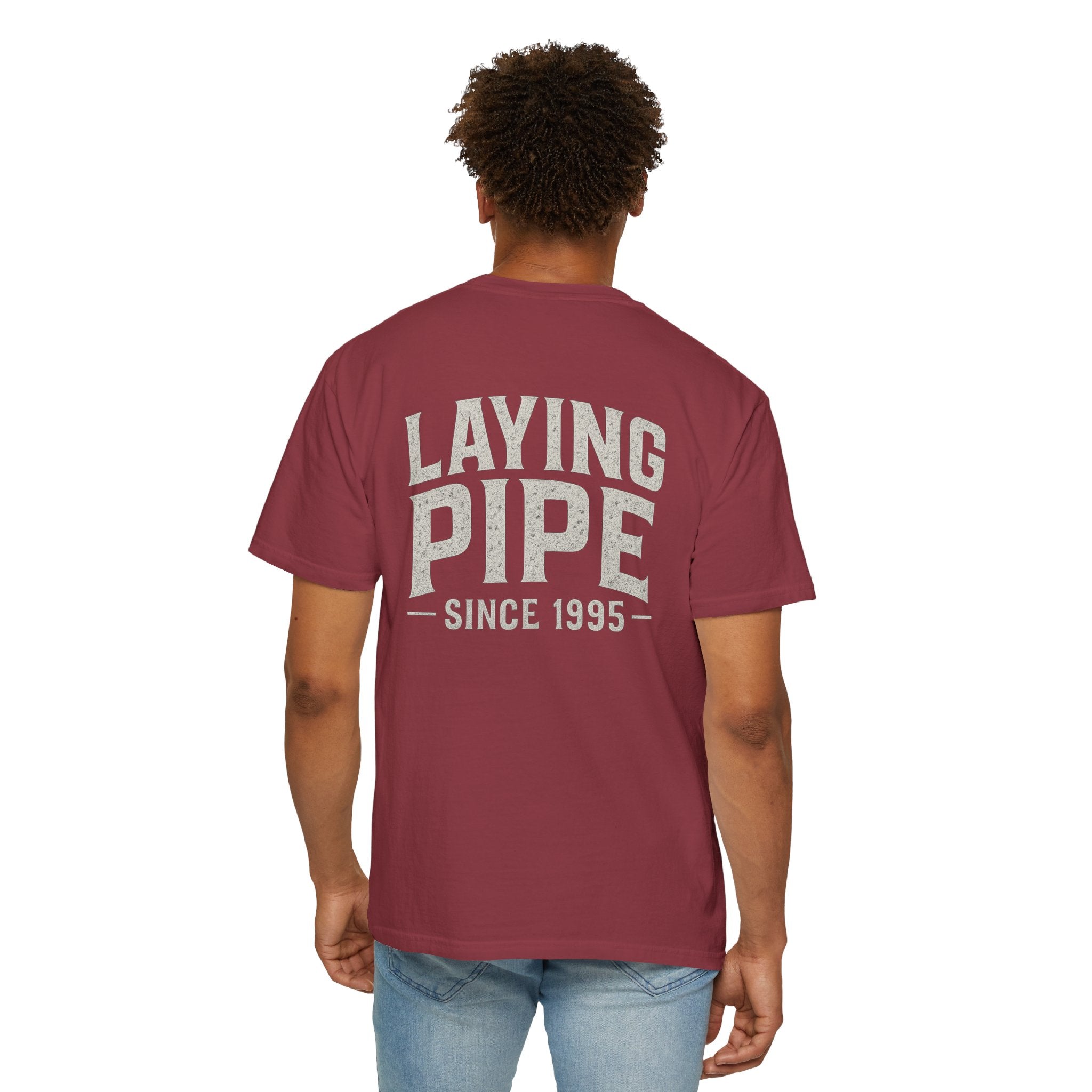 Laying Pipe Since 1995 Funny Plumber T-shirt