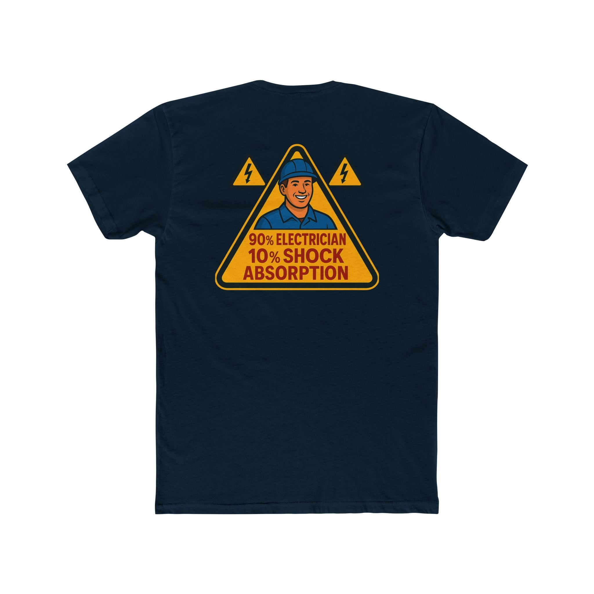 90% Electrician - 10% Shock Absorption Graphic Tee | Electrician T-Shirt