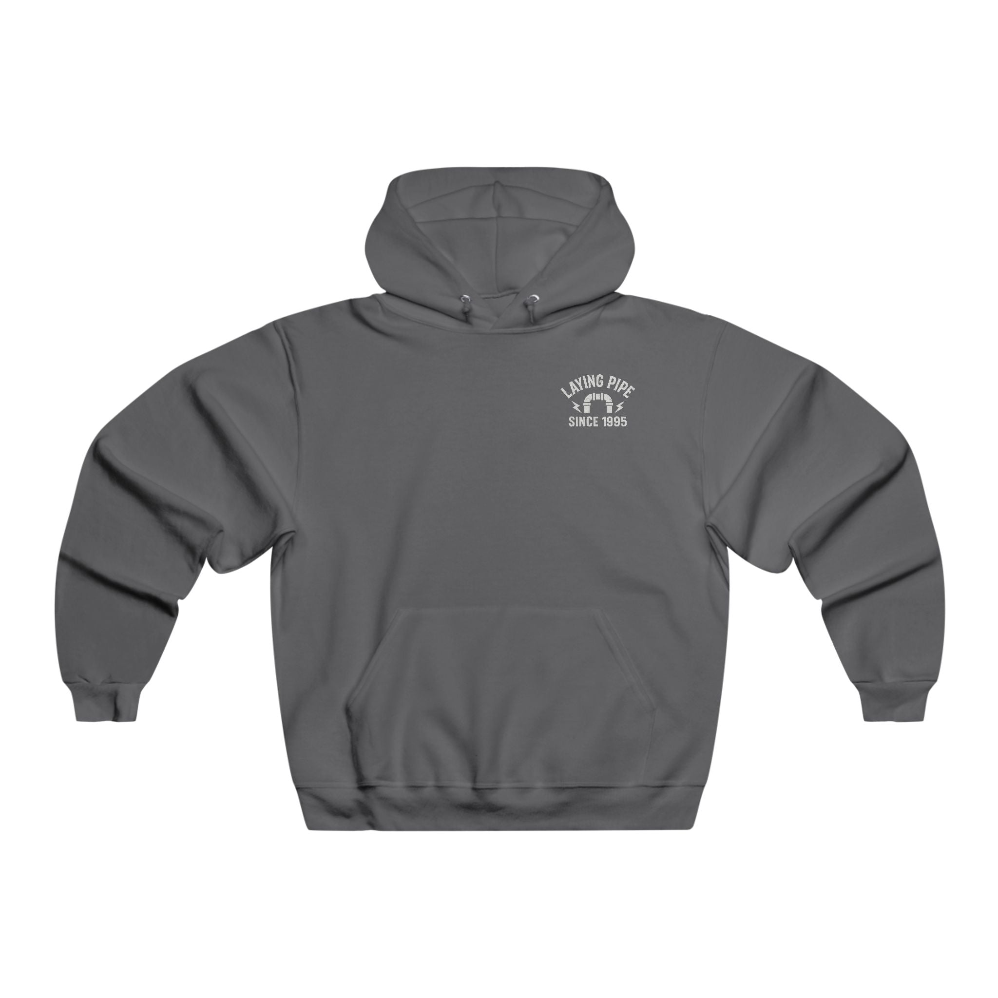 Laying Pipe Since 1995 Grahpic Hoodie | Comfort Colors Hooded Sweatshirt