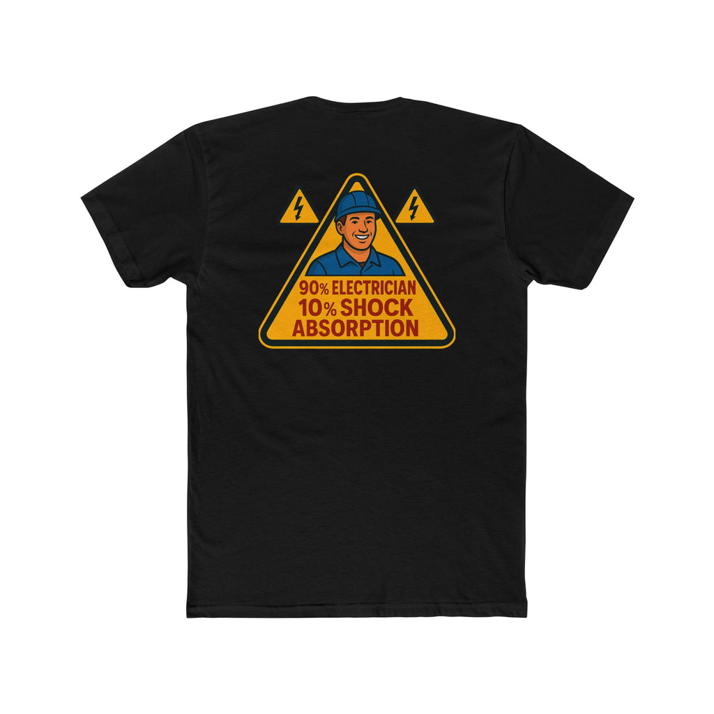 90% Electrician - 10% Shock Absorption Graphic Tee | Electrician T-Shirt