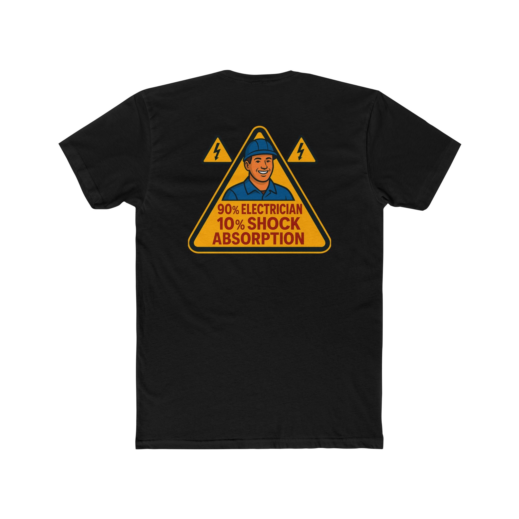90% Electrician - 10% Shock Absorption Graphic Tee | Electrician T-Shirt