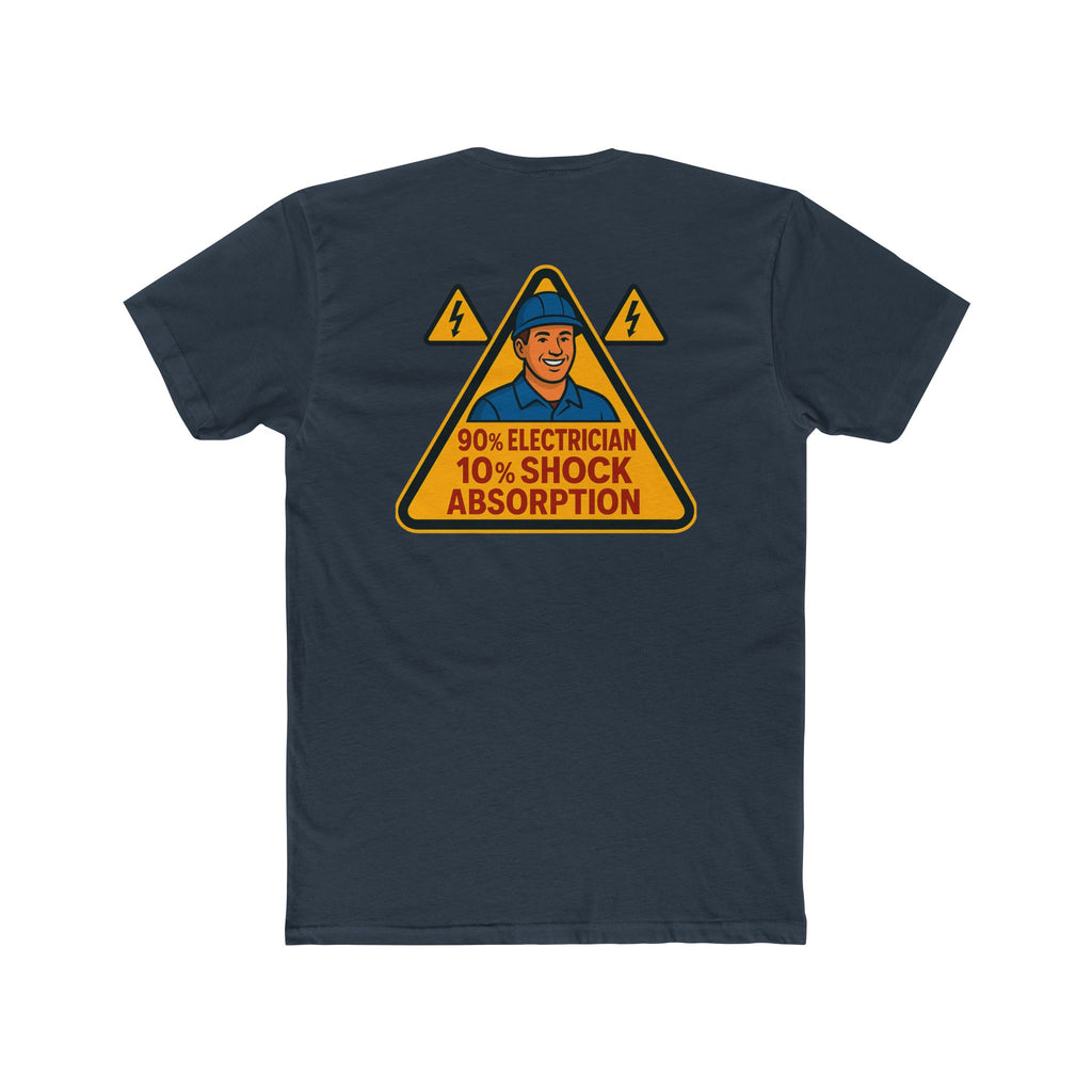90% Electrician - 10% Shock Absorption Graphic Tee | Electrician T-Shirt