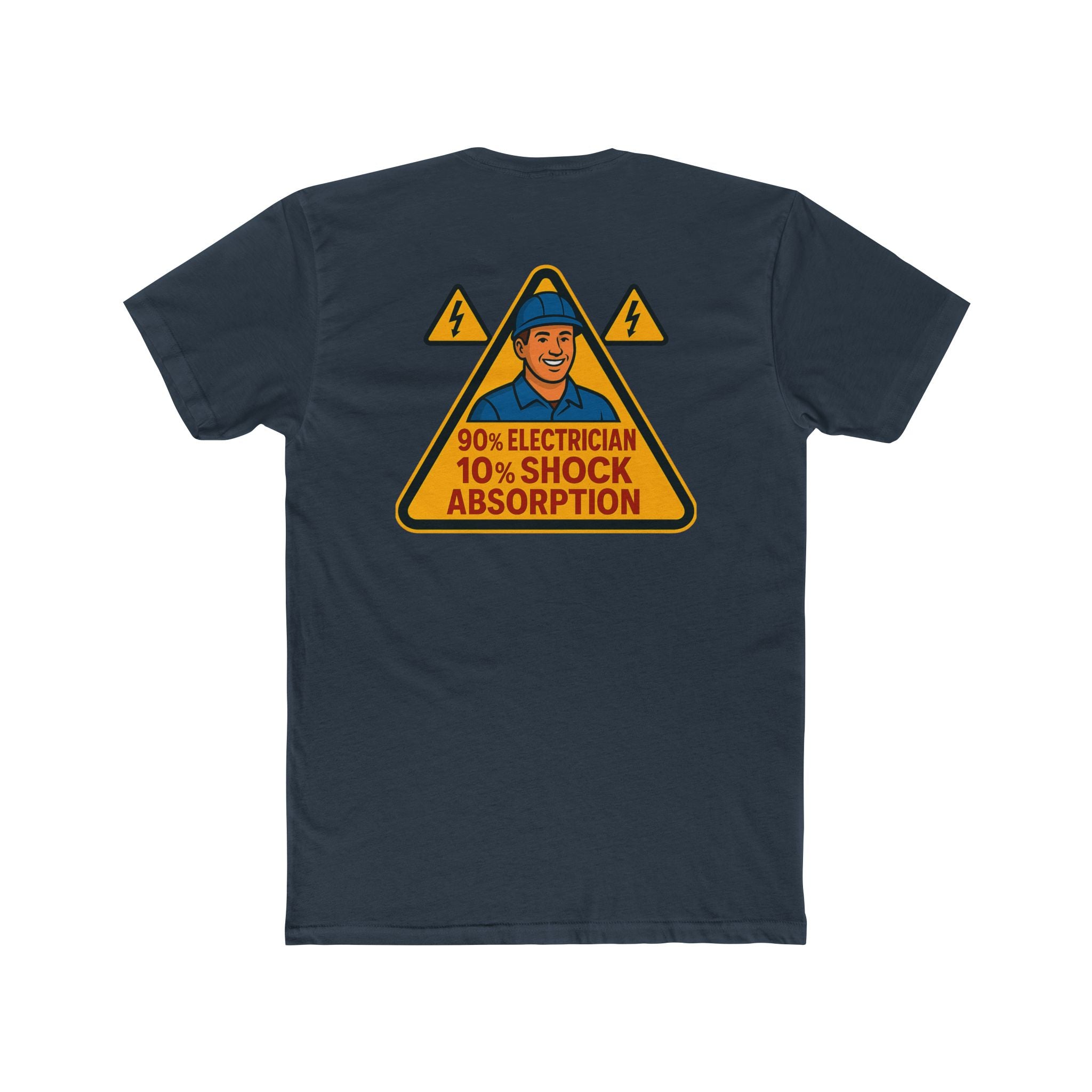 90% Electrician - 10% Shock Absorption Graphic Tee | Electrician T-Shirt