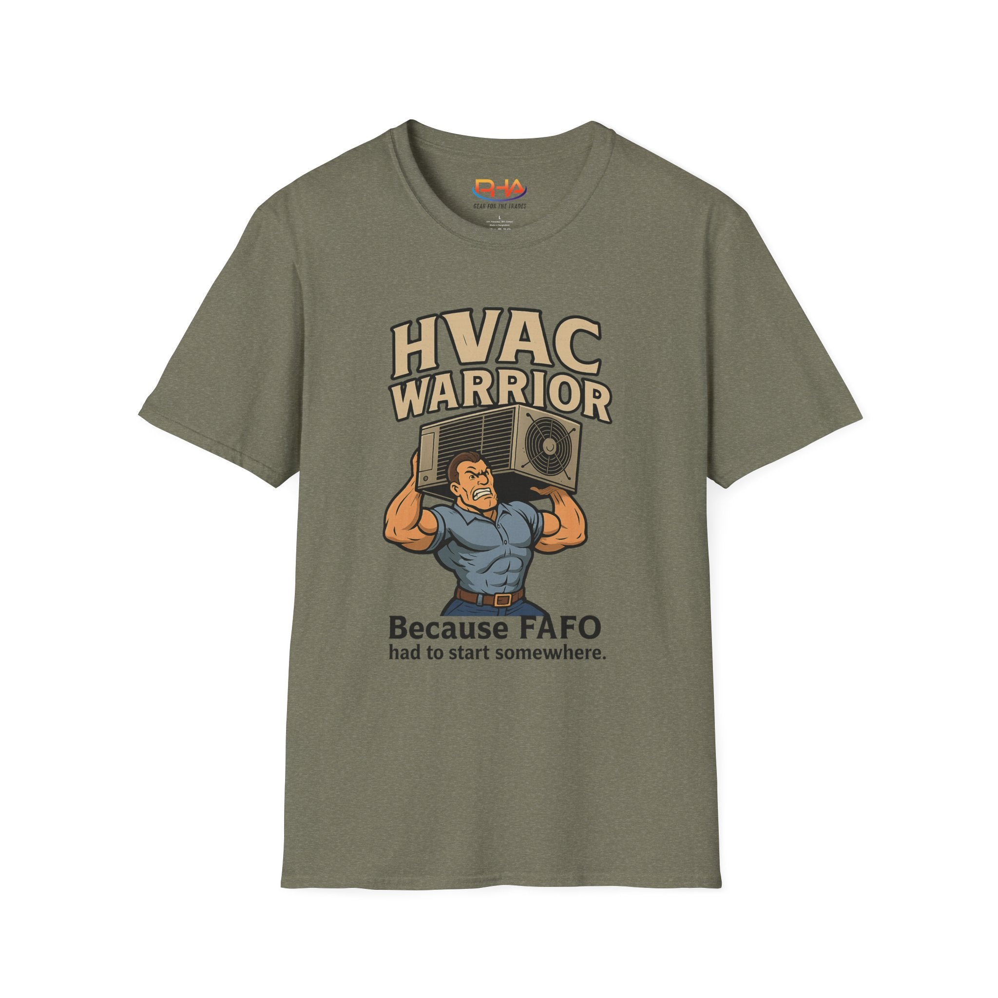 HVAC Warrior Graphic T-Shirt | Funny HVAC Technician Tee