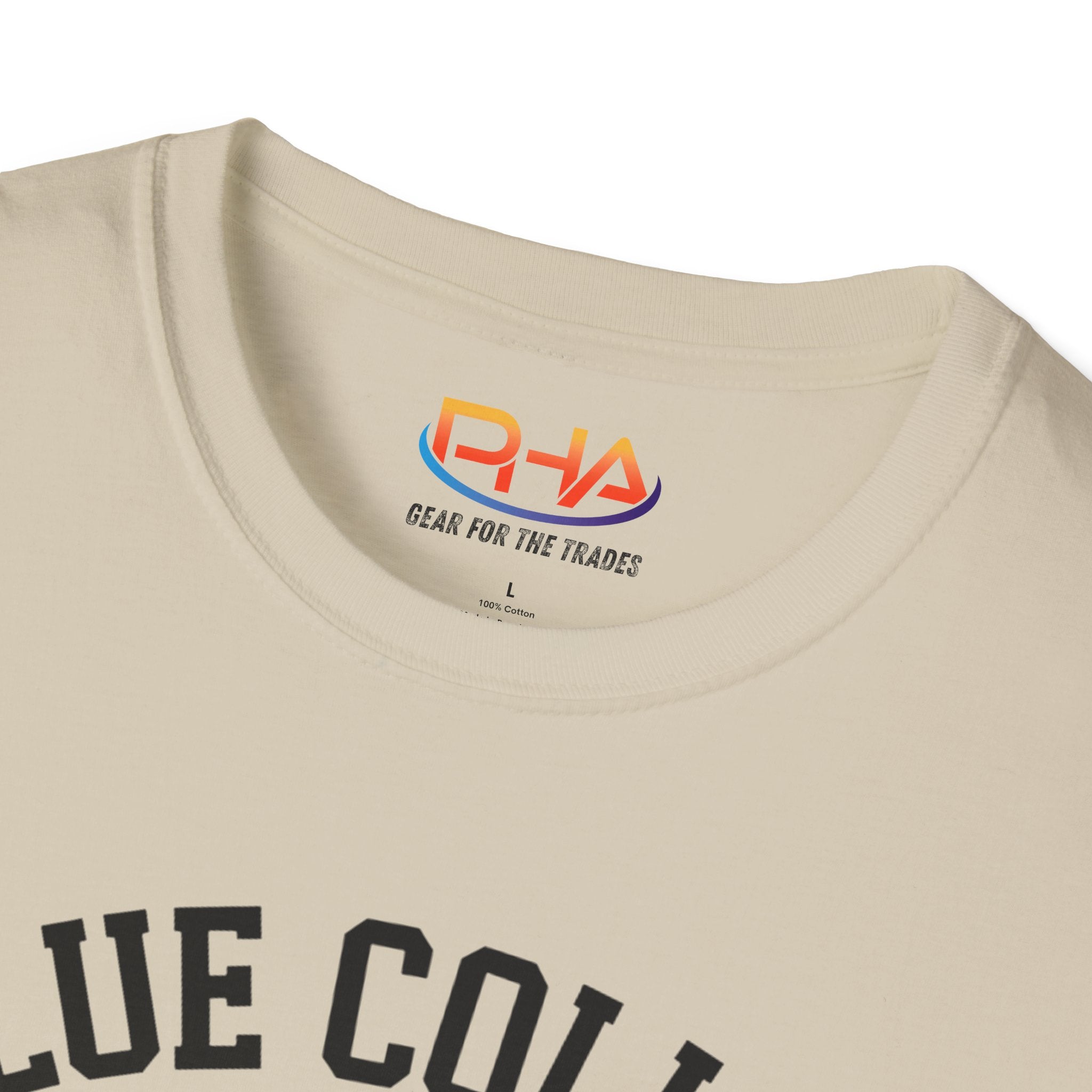 Blue Collar Warrior Graphic Tee | Construction Worker Strongman T-Shirt