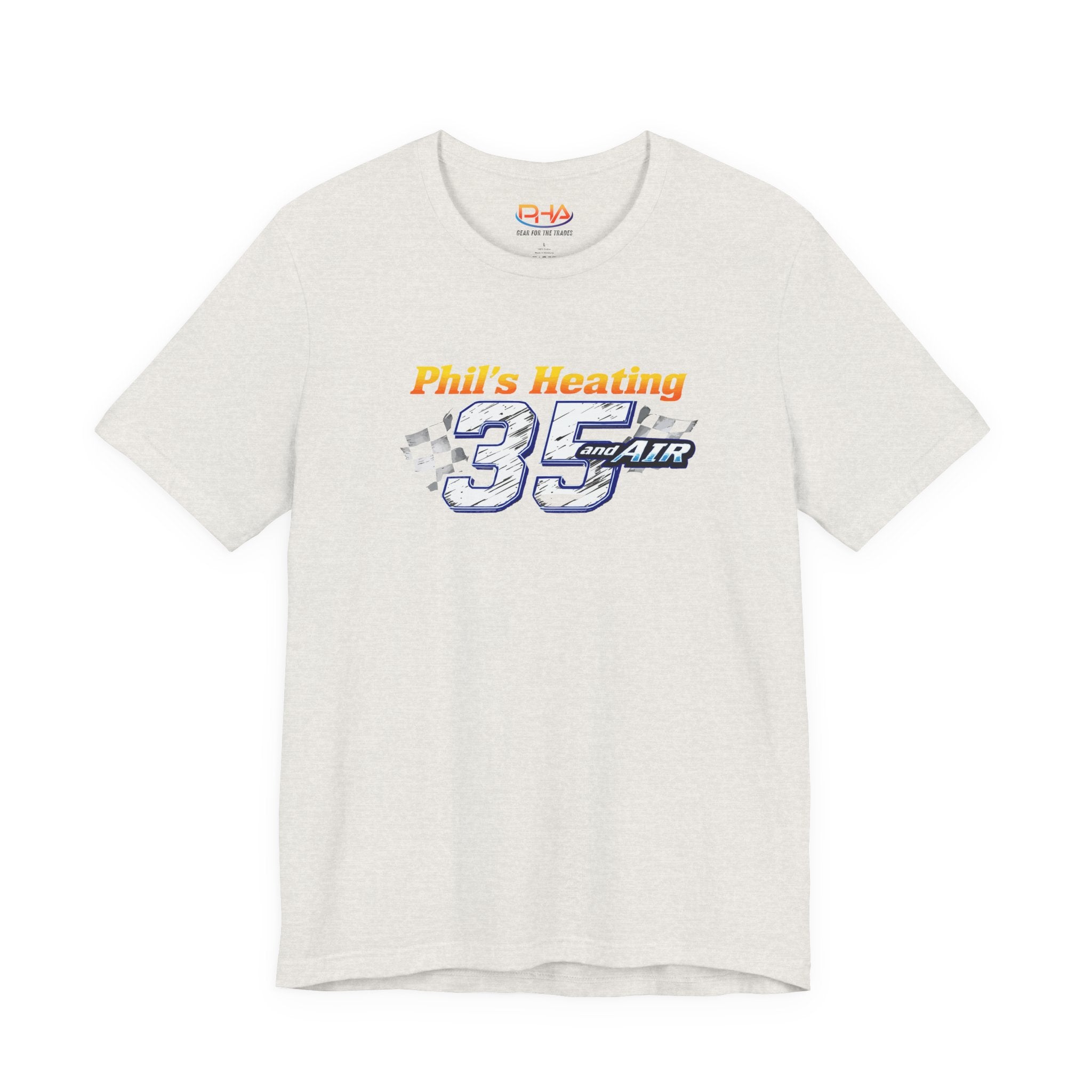 Racing Team Tee | "Phil's Heating and Air - NASCAR #35" | Car Graphic T-Shirt