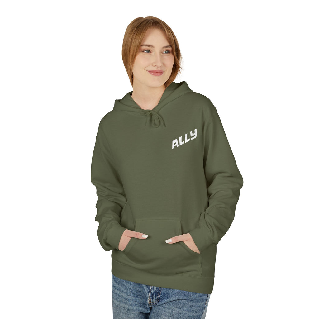 LGBT Ally Graphic Hoodie | "Liberty, Guns, Beer, & T***" Pullover Hooded Sweatshirt