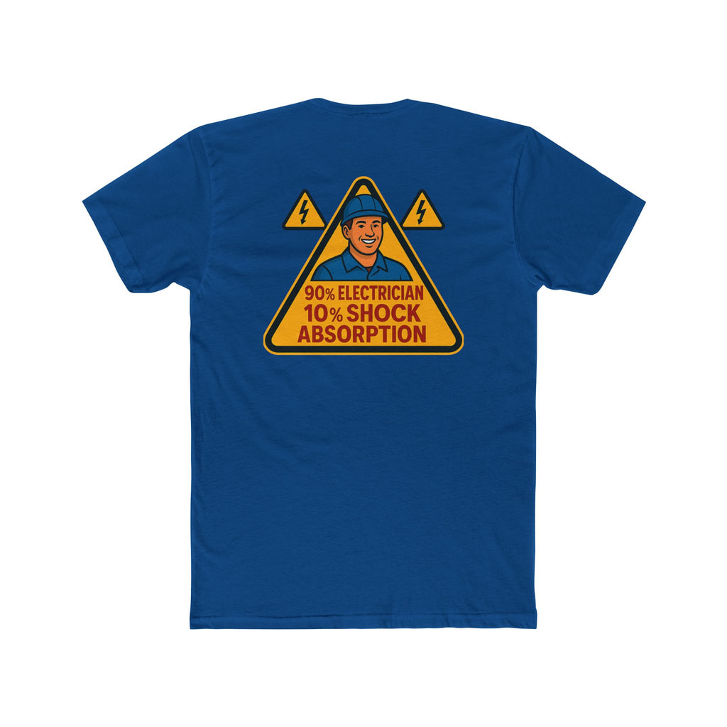 90% Electrician - 10% Shock Absorption Graphic Tee | Electrician T-Shirt