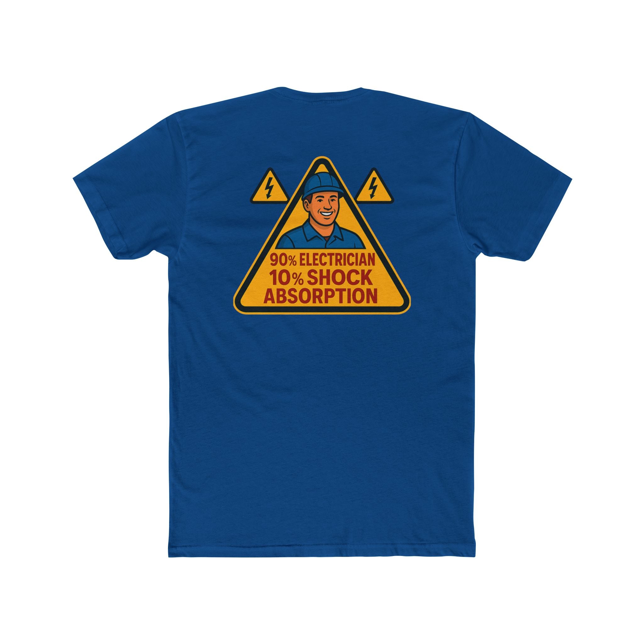 90% Electrician - 10% Shock Absorption Graphic Tee | Electrician T-Shirt