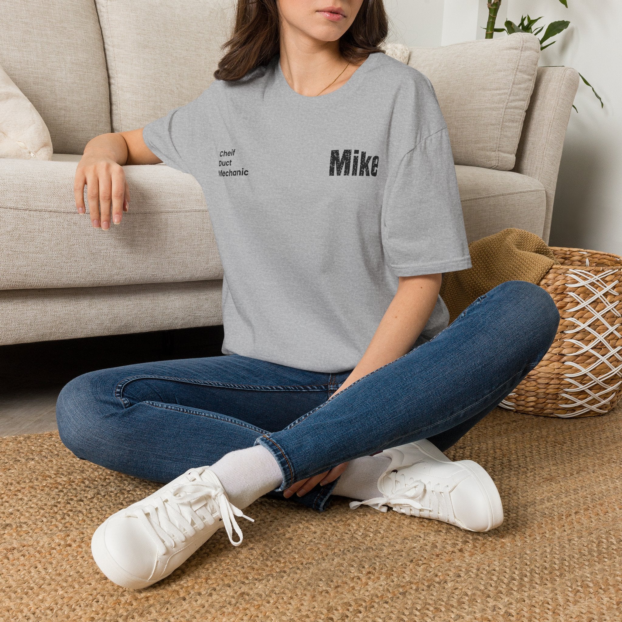 Mike Name T‑Shirt — Minimalist Personalized Graphic Tee