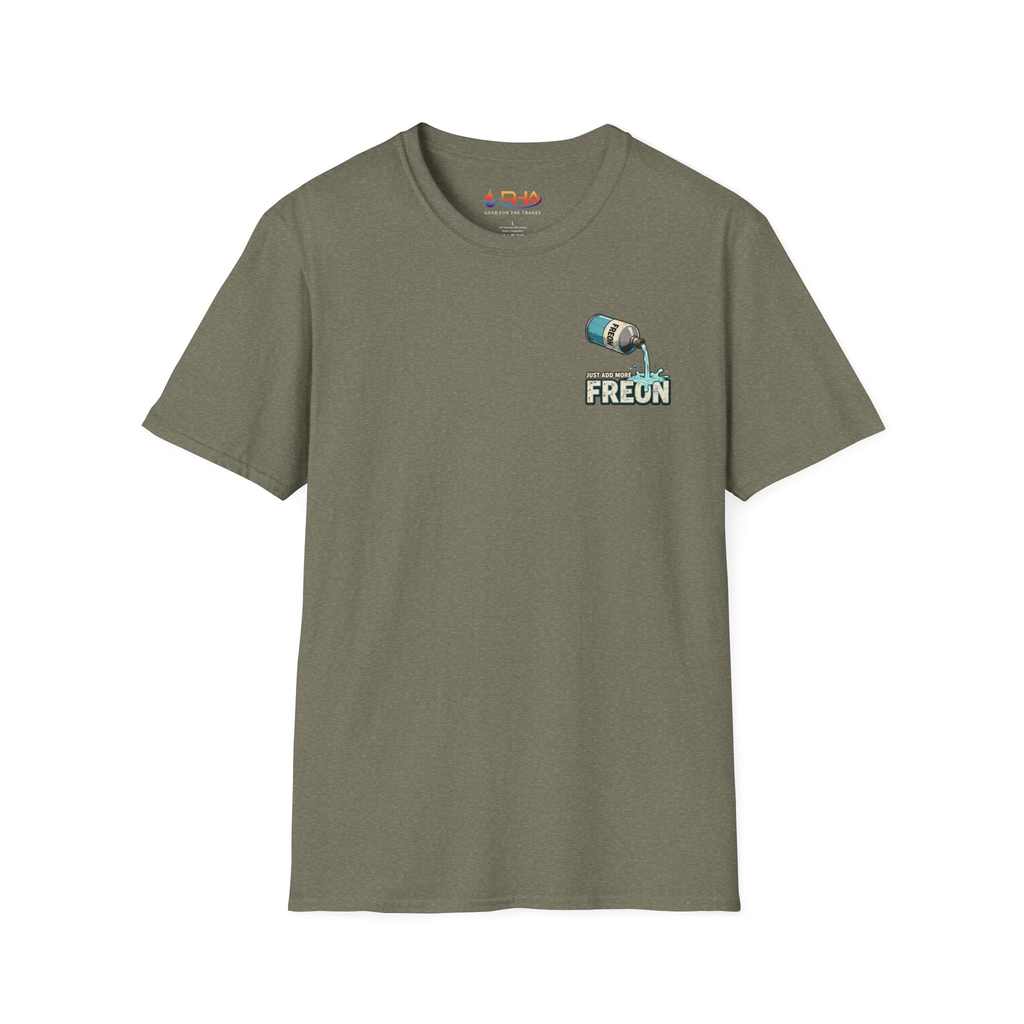 Let's See If It Sticks T-Shirt | Yeti with Ice Block, Funny Outdoors Shirt