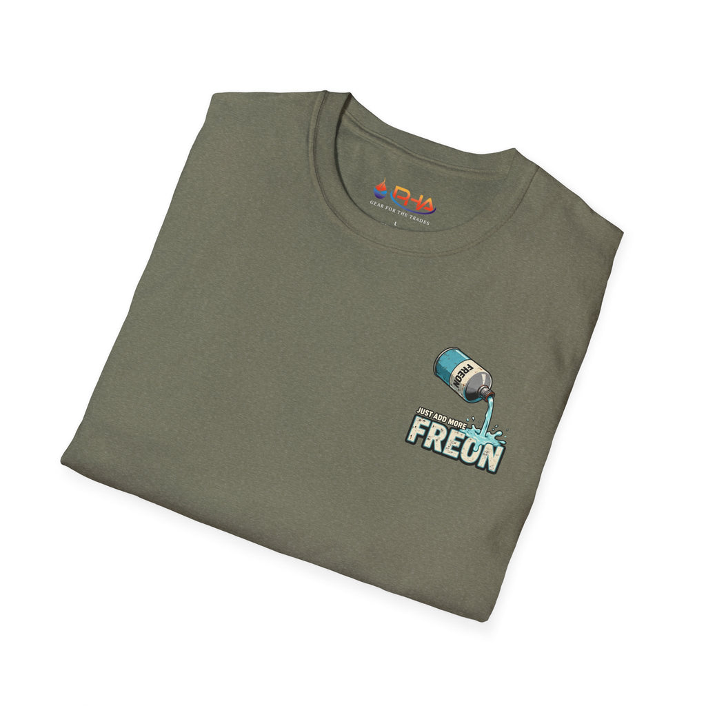 Let's See If It Sticks T-Shirt | Yeti with Ice Block, Funny Outdoors Shirt