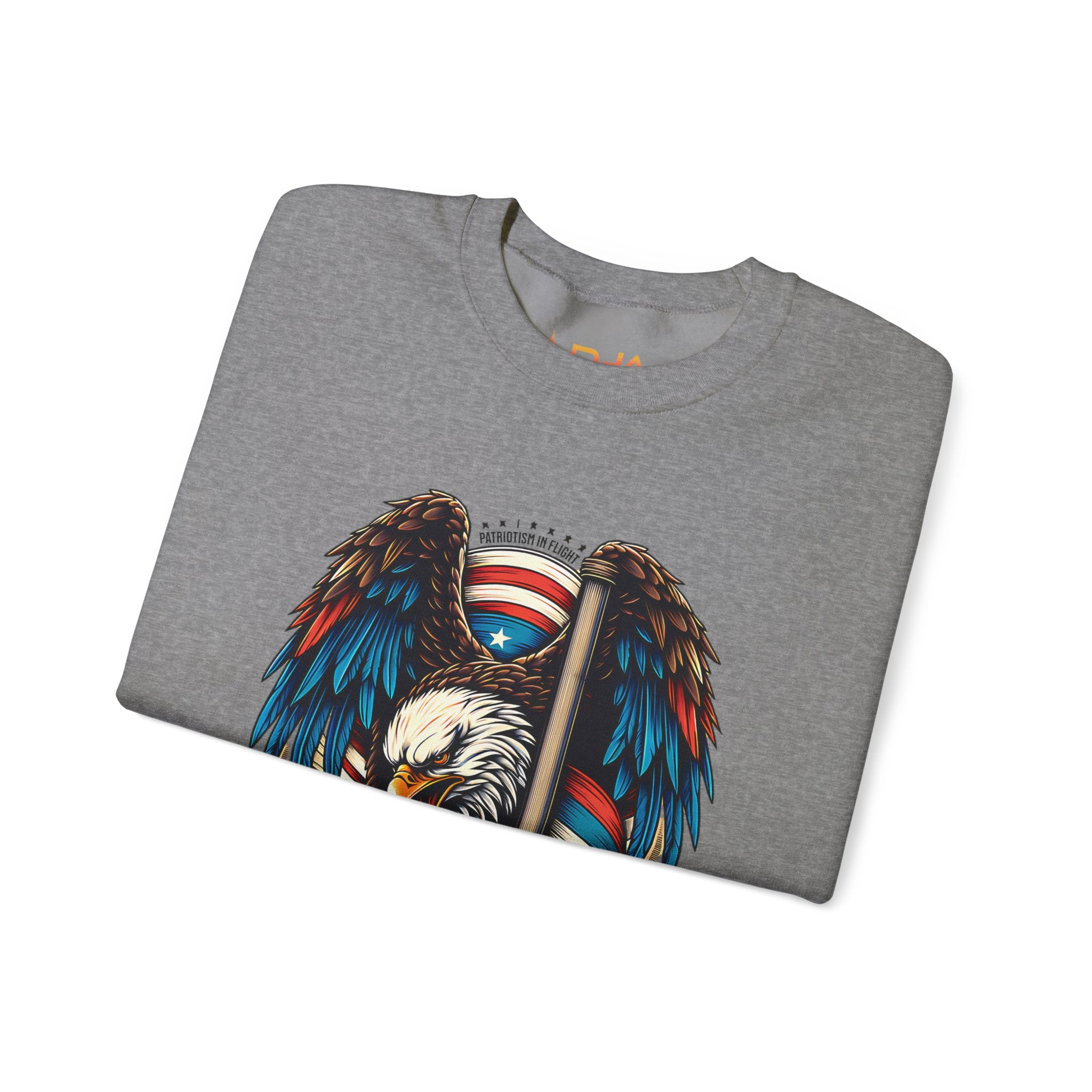 Patriotic Eagle Tradesmen Graphic Sweatshirt | American Flag Tradesmen Design