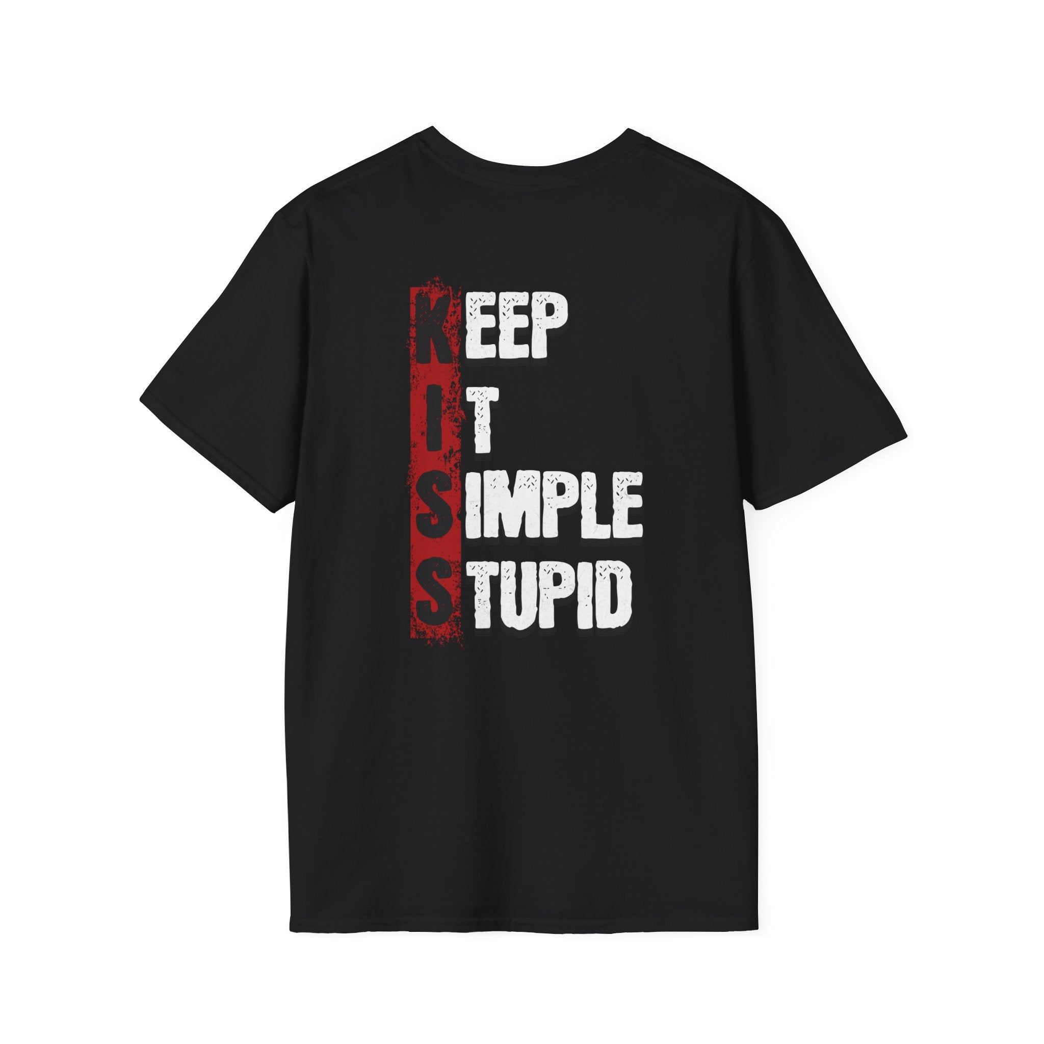 KISS Grahpic Tee | Keep It Simple Stupid Funny Acronym T-shirt