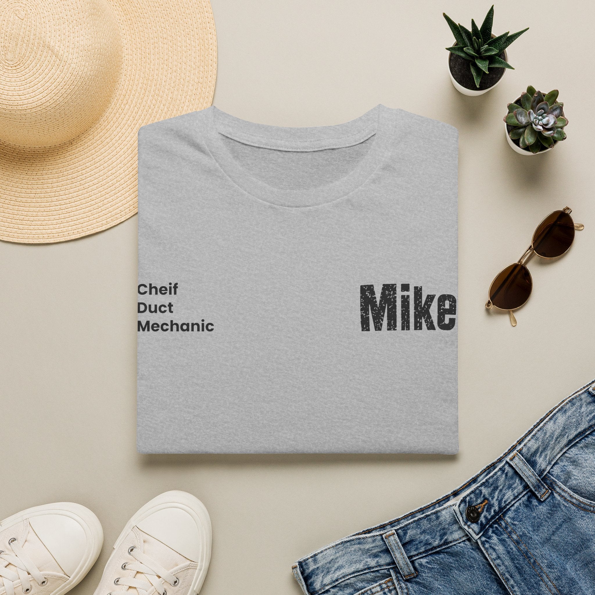 Mike Name T‑Shirt — Minimalist Personalized Graphic Tee