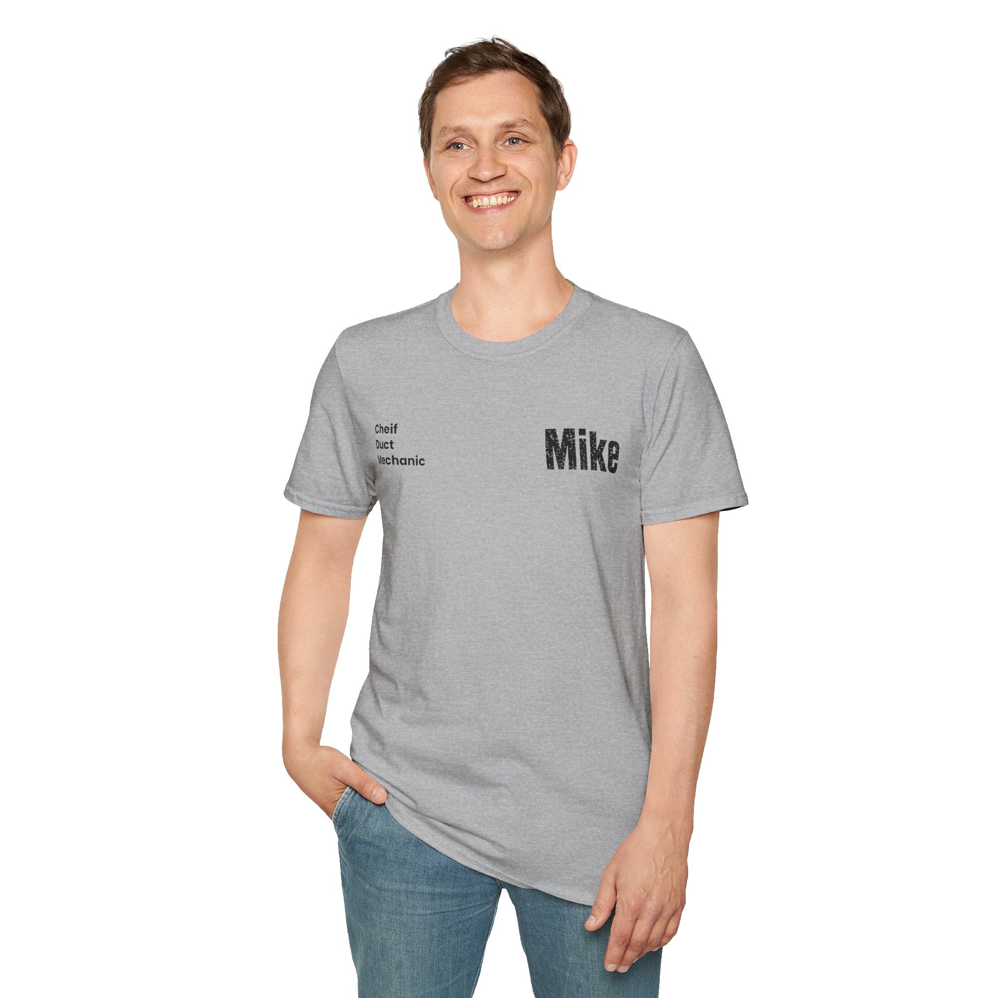Mike Name T‑Shirt — Minimalist Personalized Graphic Tee