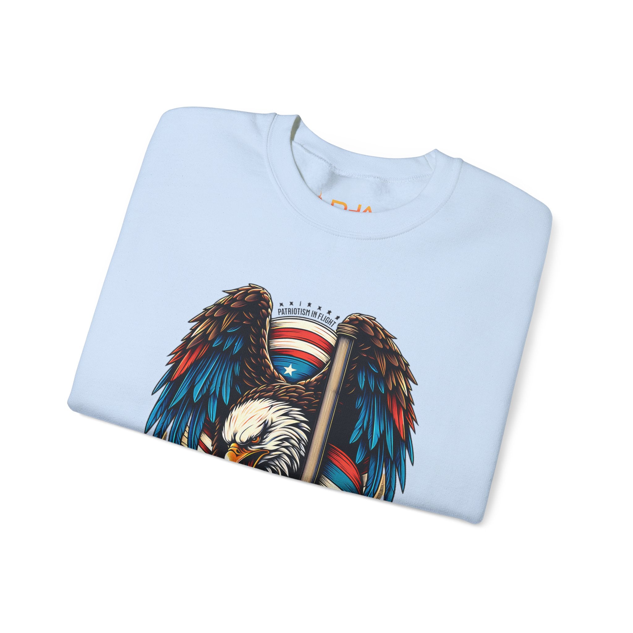 Patriotic Eagle Tradesmen Graphic Sweatshirt | American Flag Tradesmen Design