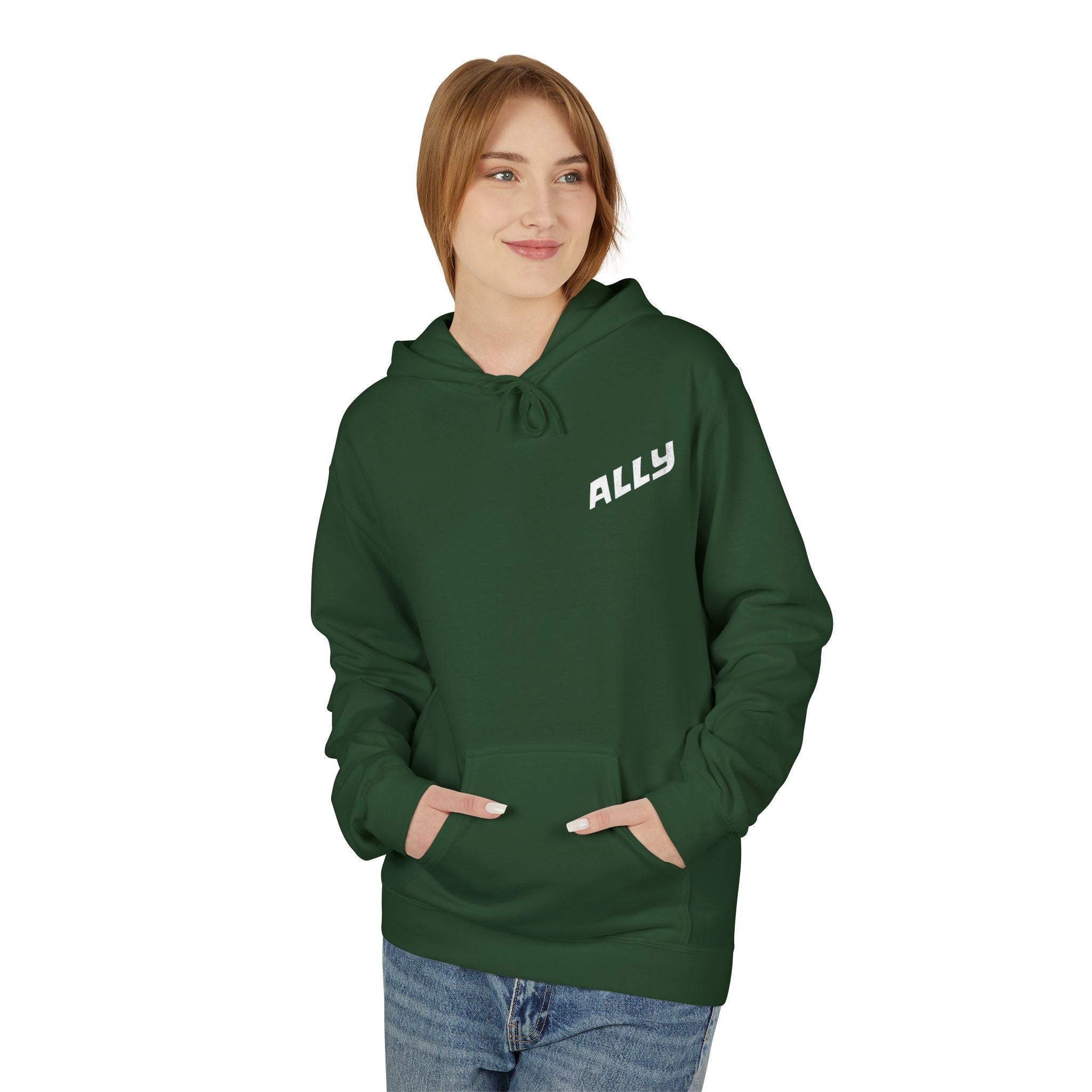 LGBT Ally Graphic Hoodie | "Liberty, Guns, Beer, & T***" Pullover Hooded Sweatshirt