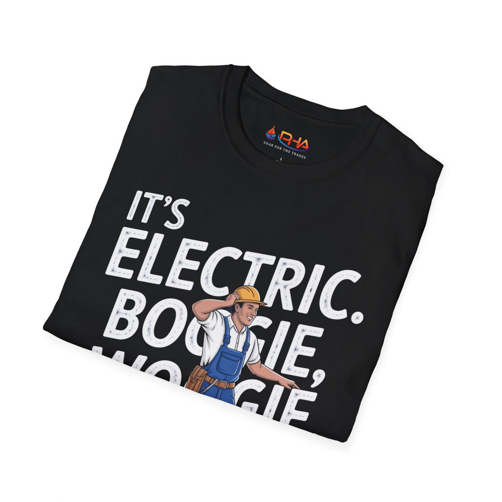 NEW! It's Electric Boogie Woogie, T-Shirt | Retro Dancer Graphic Tee