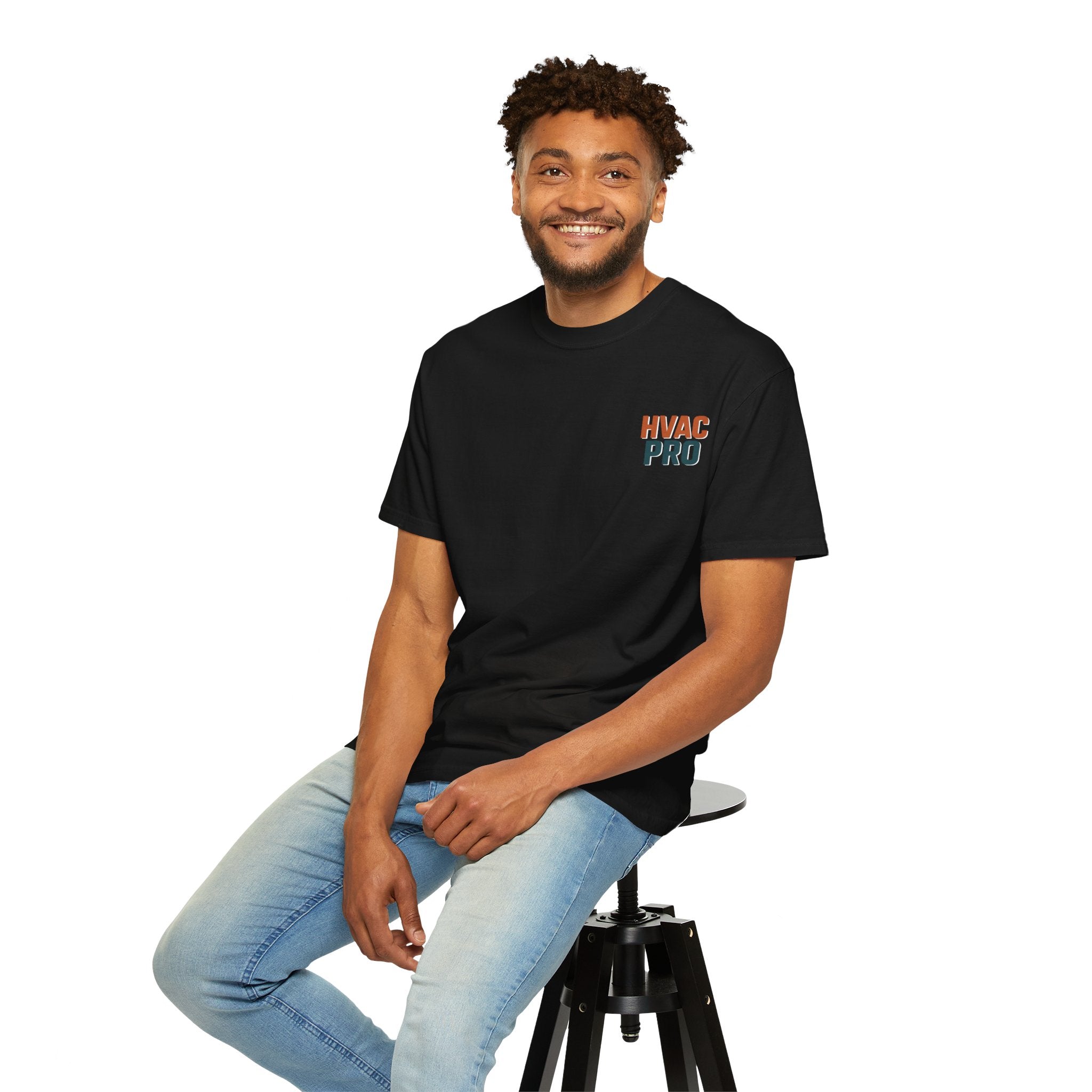 HVAC Pro Graphic T-shirt | Sweat, Freon, & a Little Bit of Attitude | HVAC Technician Tee