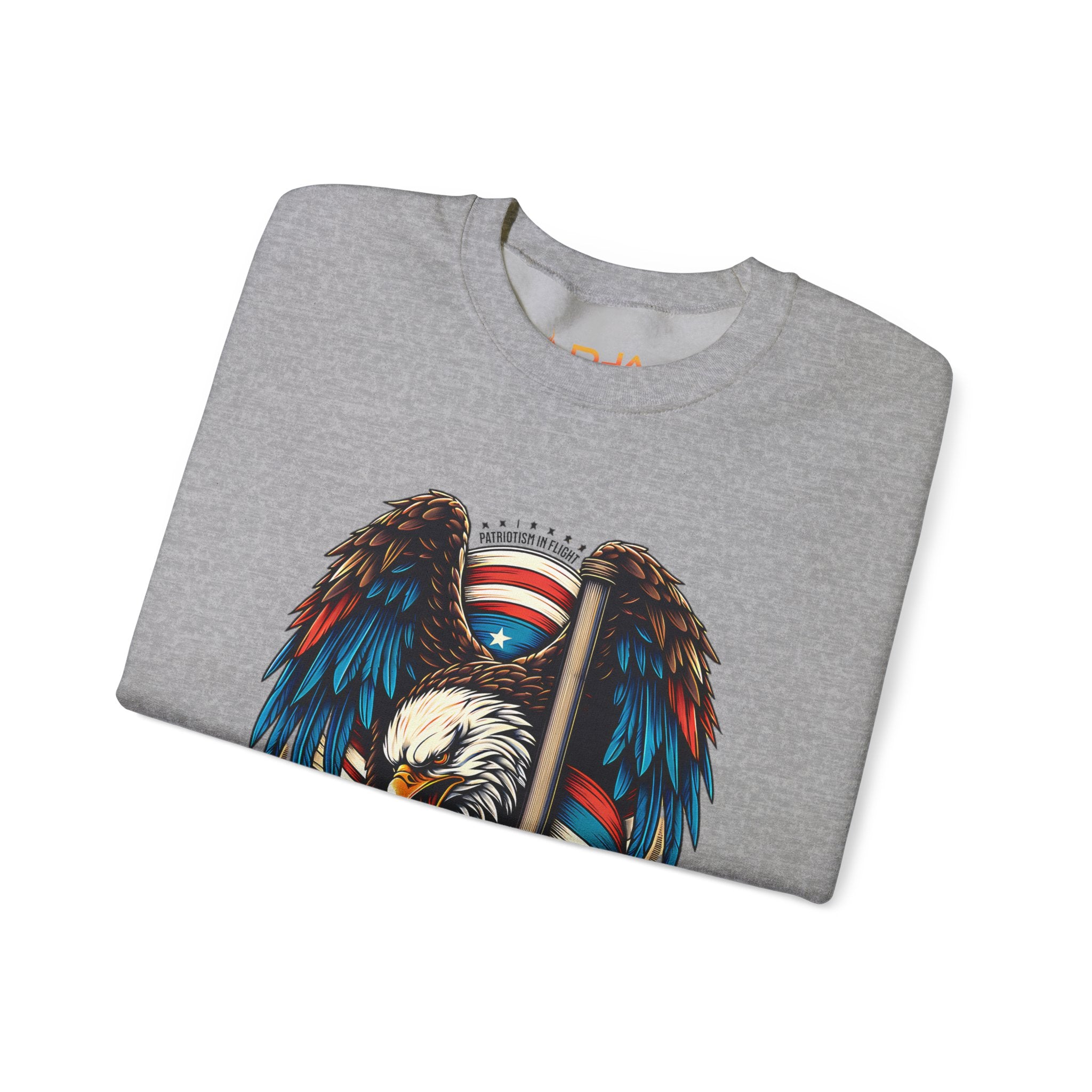 Patriotic Eagle Tradesmen Graphic Sweatshirt | American Flag Tradesmen Design