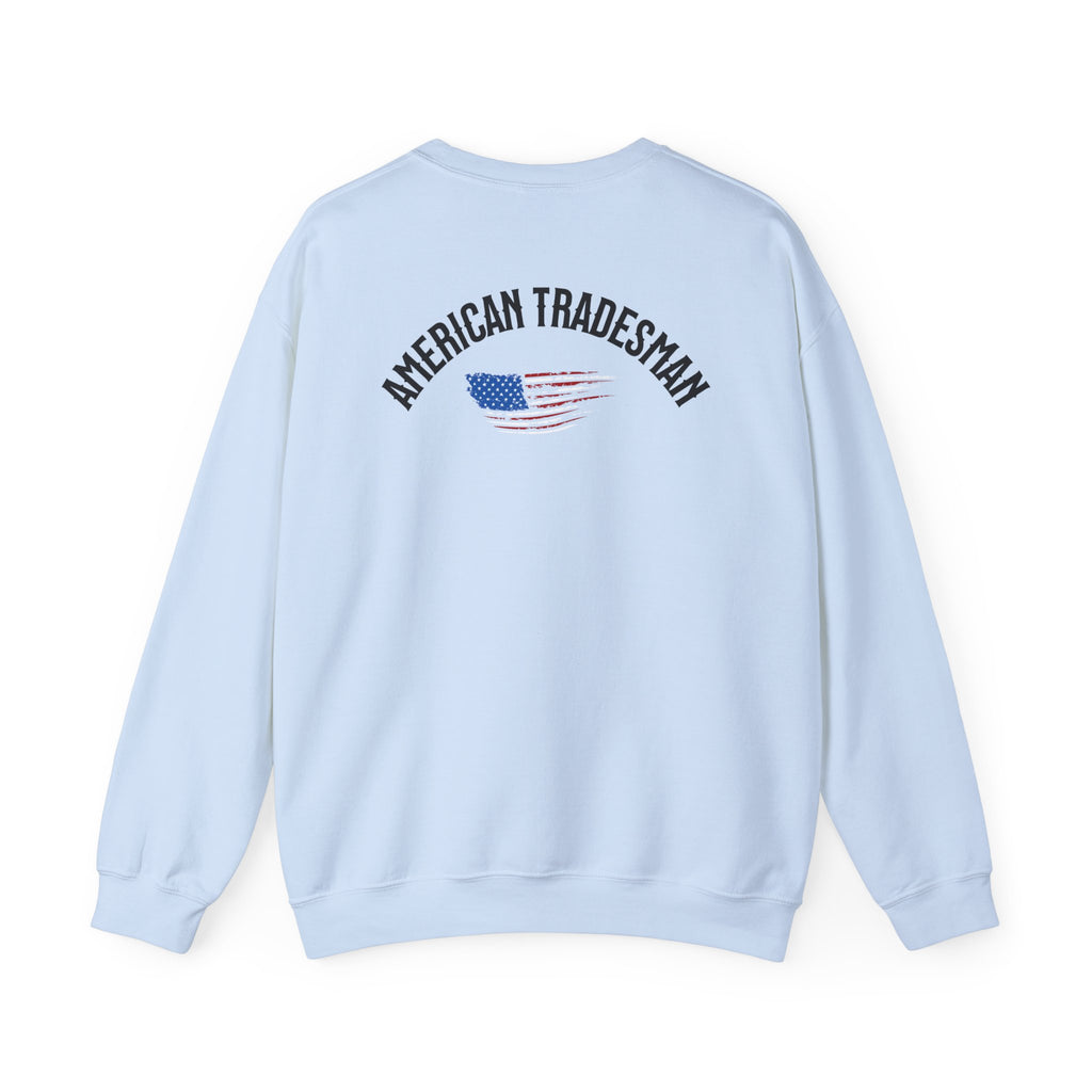 Patriotic Eagle Tradesmen Graphic Sweatshirt | American Flag Tradesmen Design