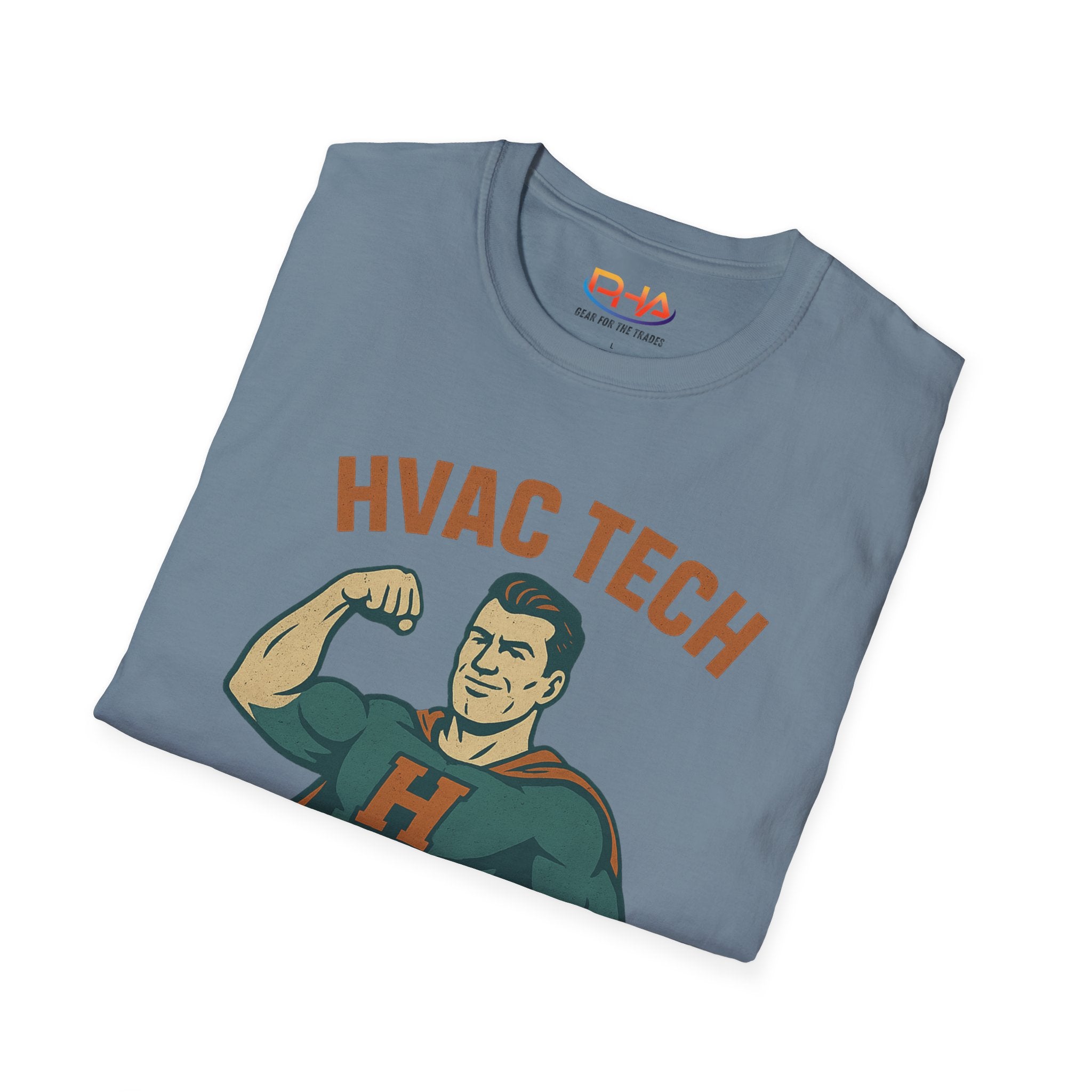 HVAC Tech Superhero Graphic T-Shirt | "Because Electricians Need Heroes Too!"