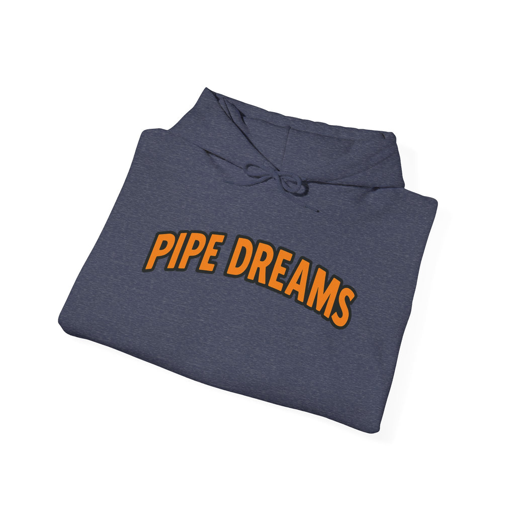 Pipe Dreams Graphic Hoodie | Plumber Money Illustration Hooded Sweatshirt