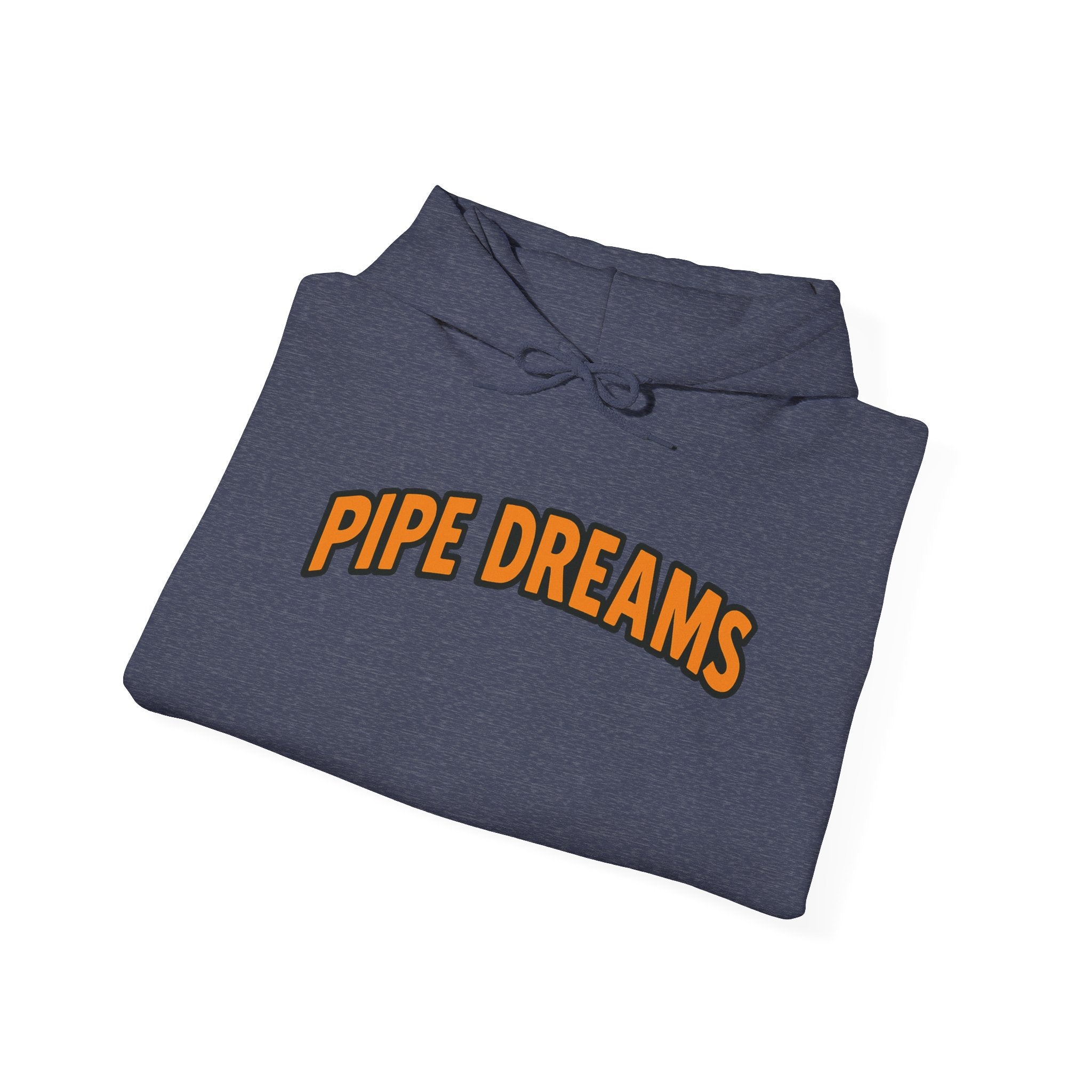 Pipe Dreams Graphic Hoodie | Plumber Money Illustration Hooded Sweatshirt