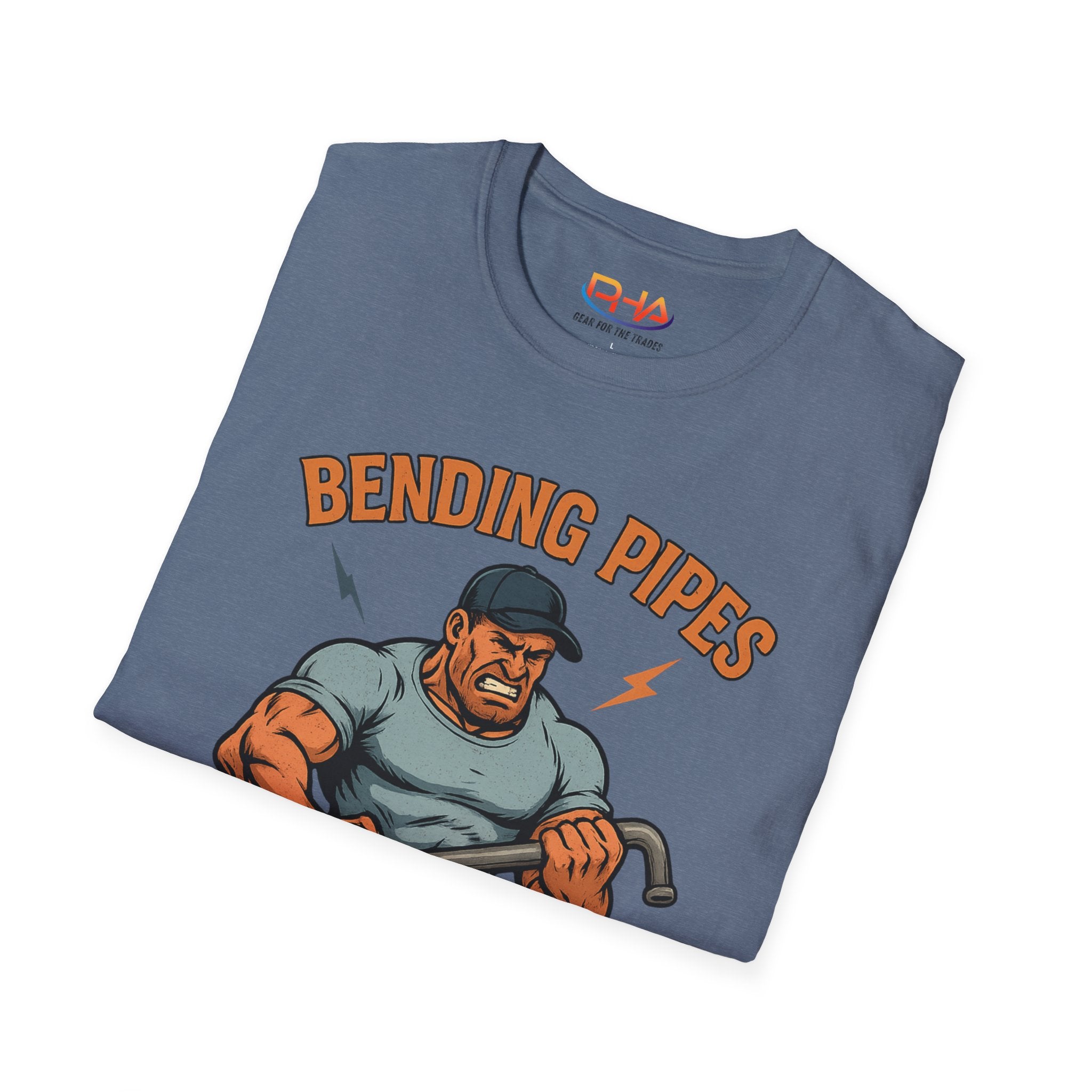 Plumbing Warrior Graphic Tee | Bending Pipes to Our Will Plumber T-Shirt