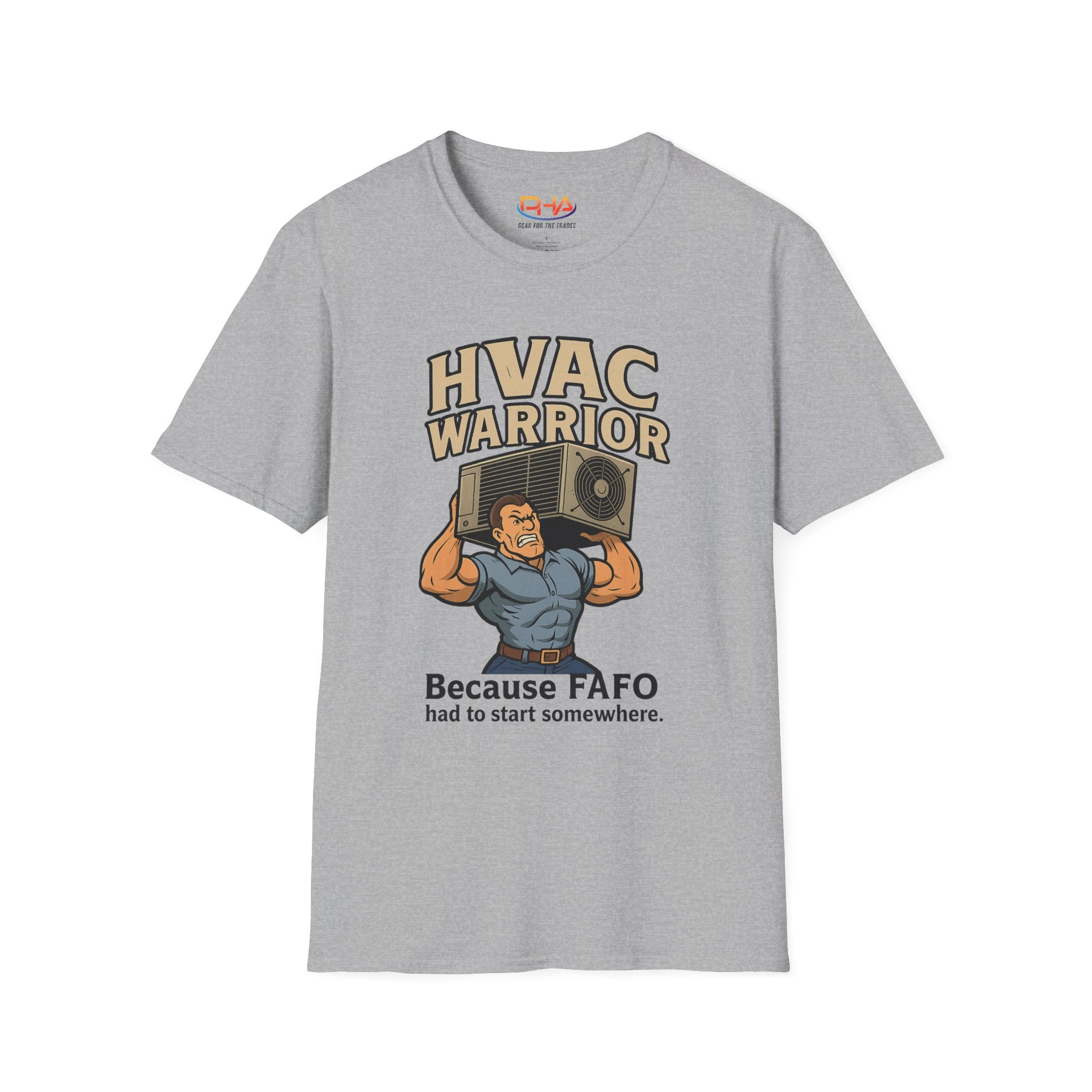 HVAC Warrior Graphic T-Shirt | Funny HVAC Technician Tee