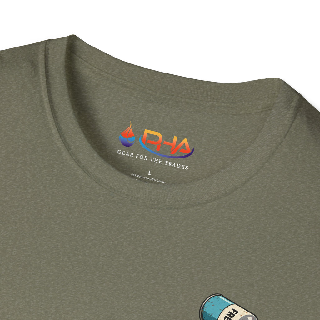 Let's See If It Sticks T-Shirt | Yeti with Ice Block, Funny Outdoors Shirt