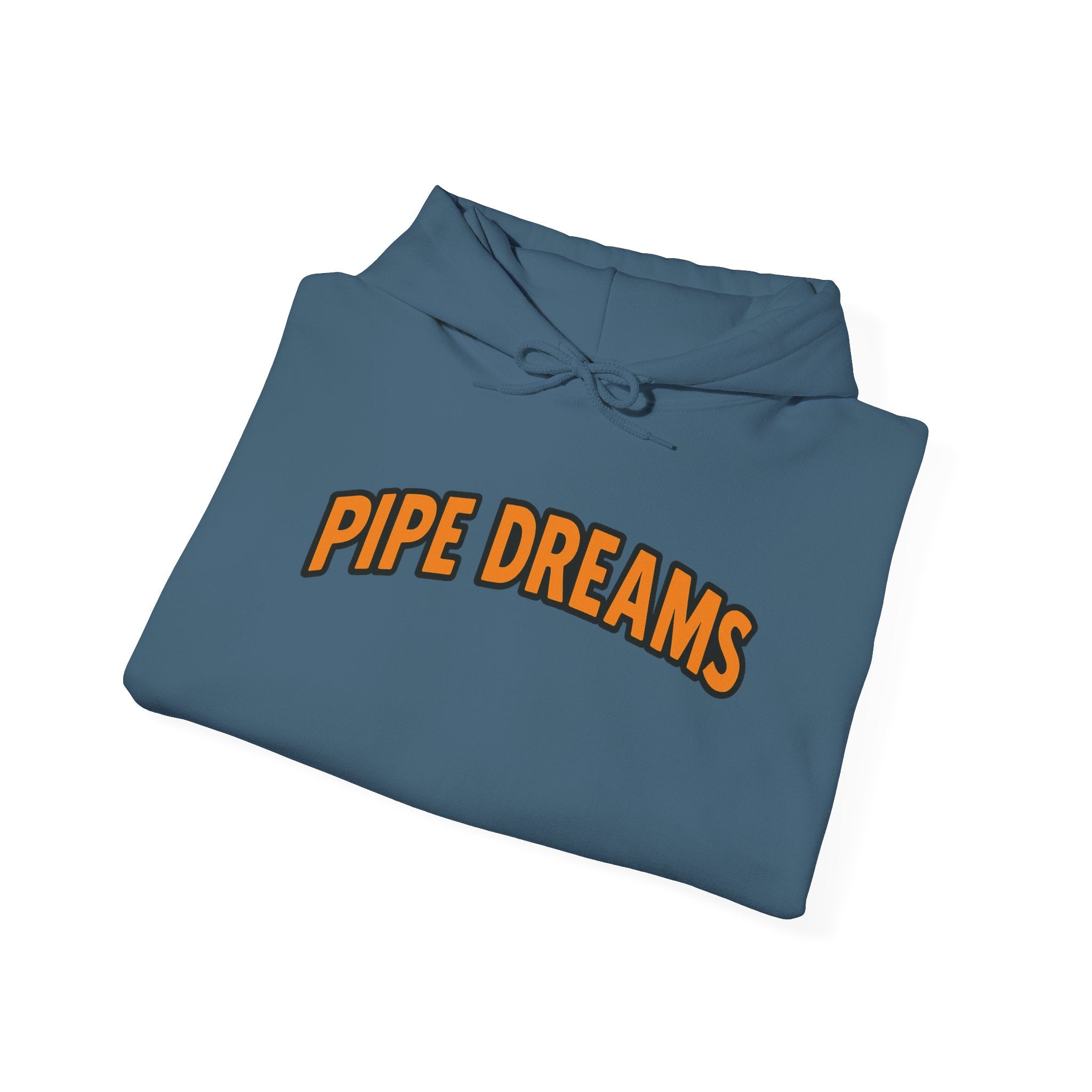 Pipe Dreams Graphic Hoodie | Plumber Money Illustration Hooded Sweatshirt