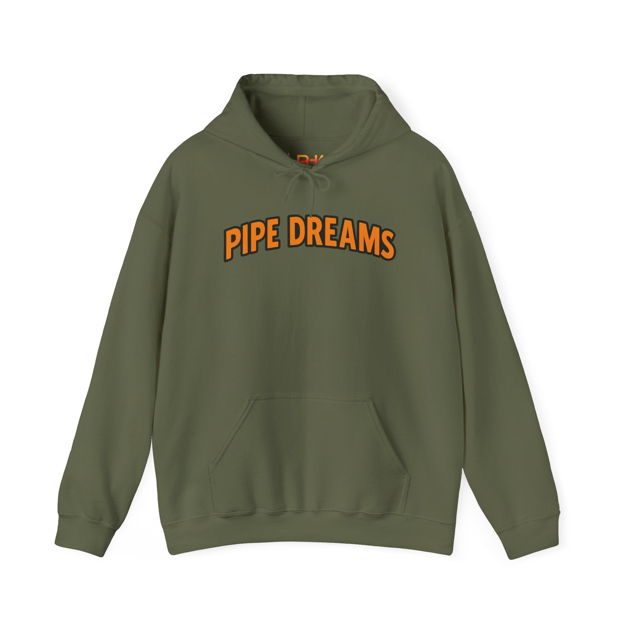 Pipe Dreams Graphic Hoodie | Plumber Money Illustration Hooded Sweatshirt