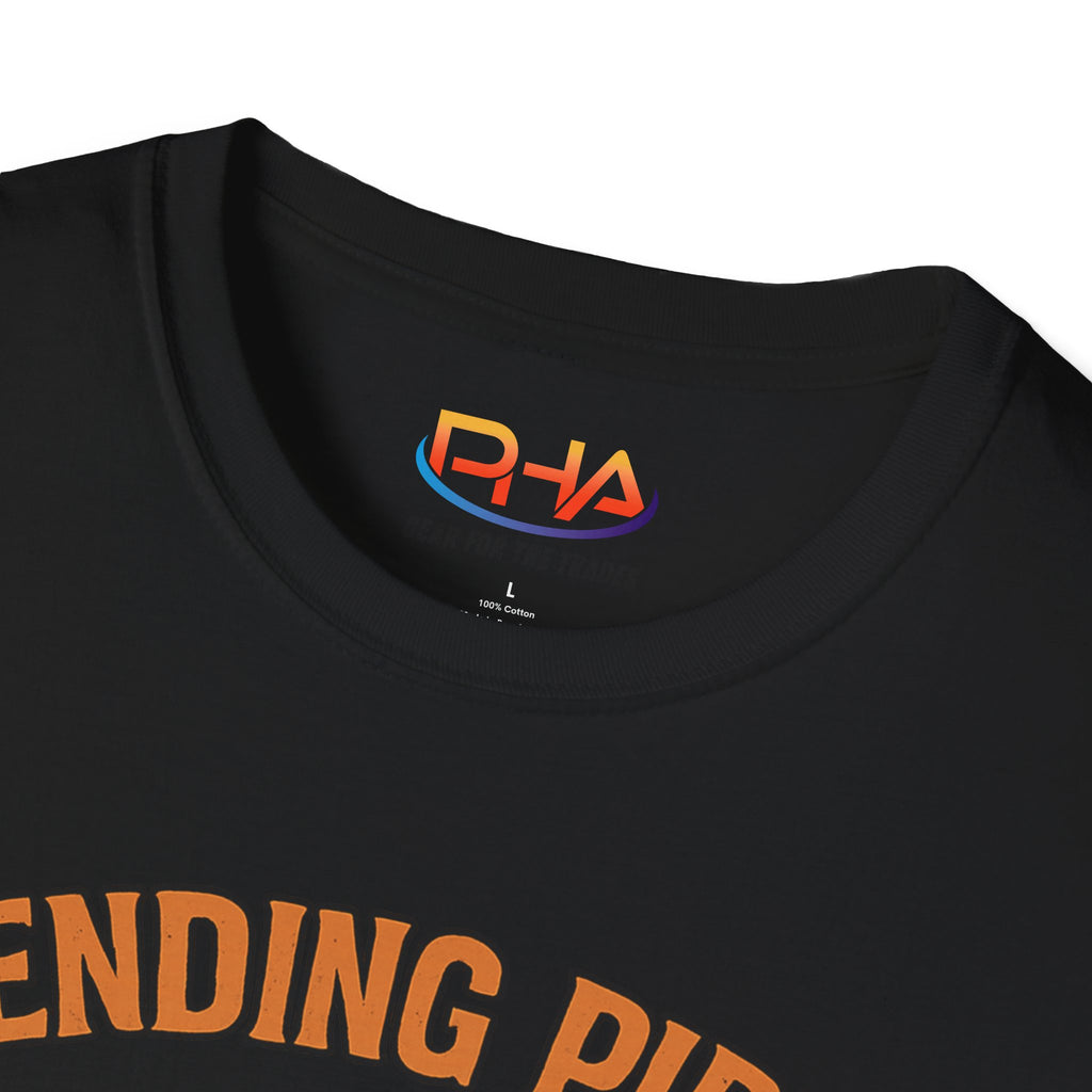 Plumbing Warrior Graphic Tee | Bending Pipes to Our Will Plumber T-Shirt