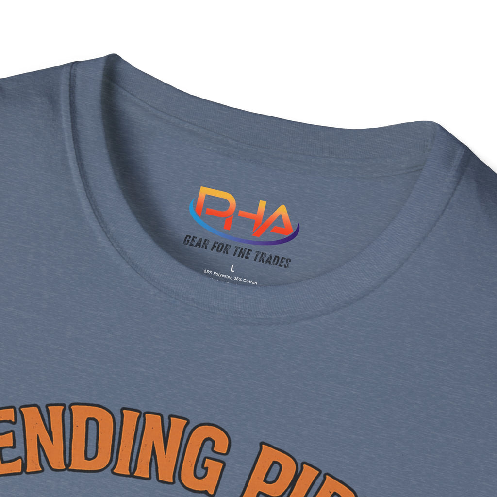 Plumbing Warrior Graphic Tee | Bending Pipes to Our Will Plumber T-Shirt