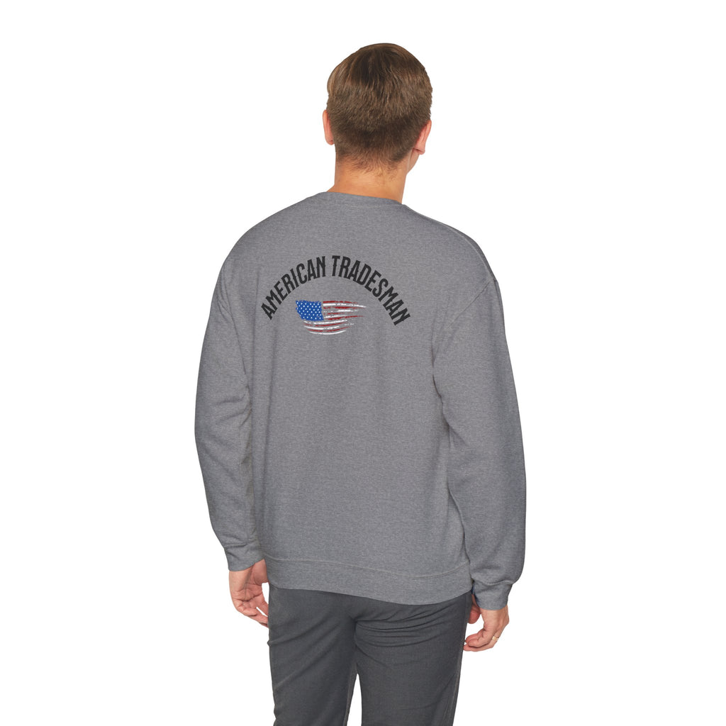 Patriotic Eagle Tradesmen Graphic Sweatshirt | American Flag Tradesmen Design