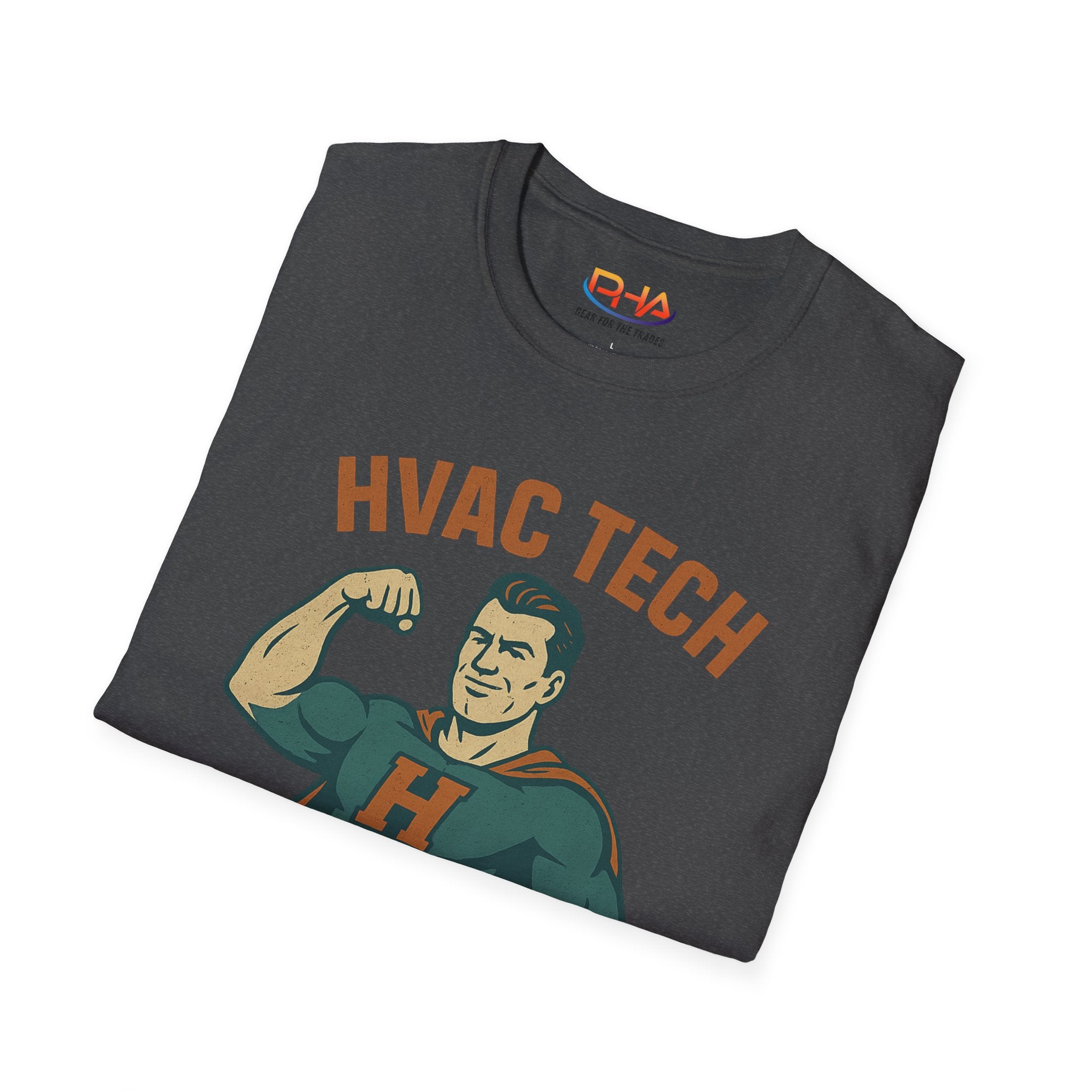 HVAC Tech Superhero Graphic T-Shirt | "Because Electricians Need Heroes Too!"