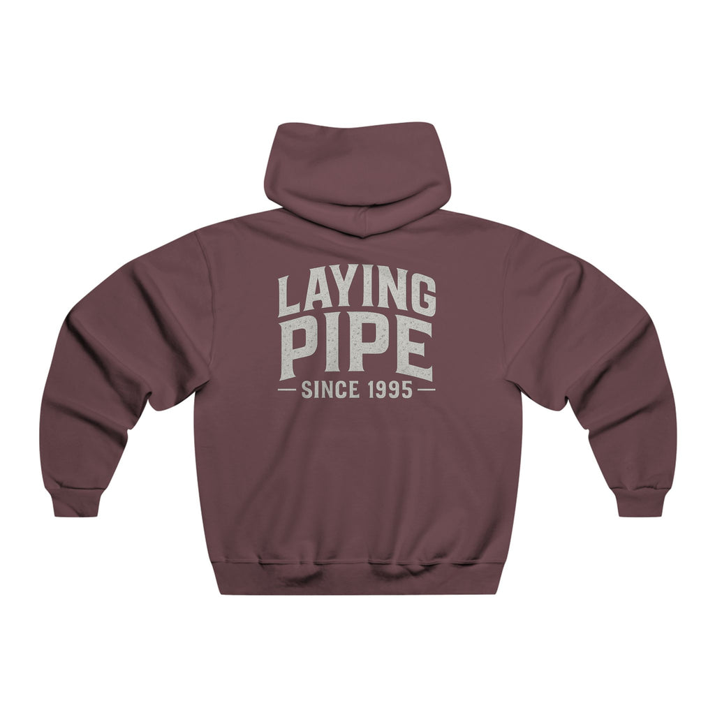 Laying Pipe Since 1995 Grahpic Hoodie | Comfort Colors Hooded Sweatshirt