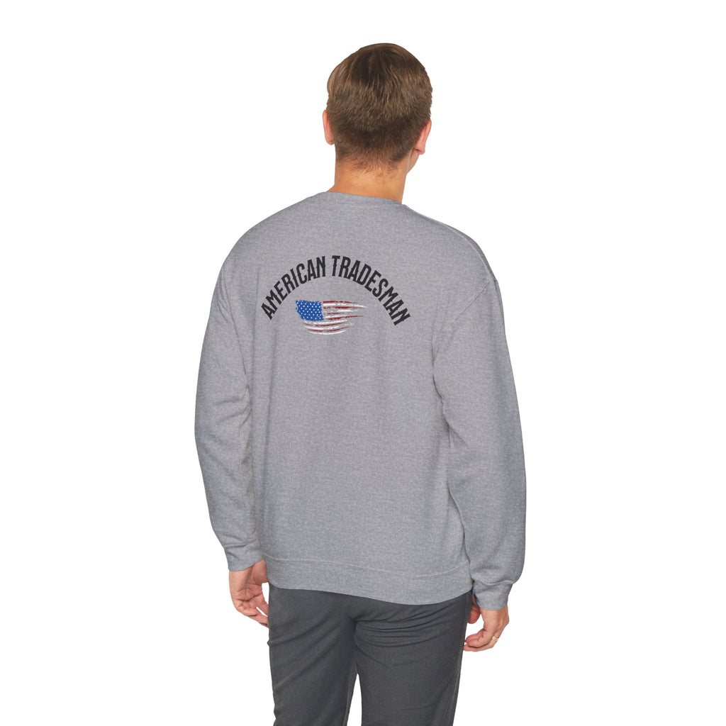 Patriotic Eagle Tradesmen Graphic Sweatshirt | American Flag Tradesmen Design